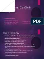 Siebel System: Case Study Analysis.: Submitted From