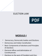 Lecture PPT Module-I Election Laws 