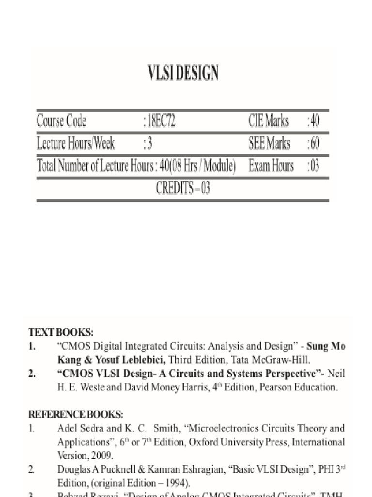 VLSI Design PPT | Download Free PDF | Field Effect Transistor | Mosfet