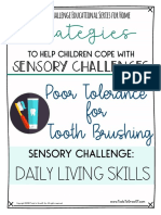 Syk - Sensory Strategies - For Home - ADLs - Tooth Brushing