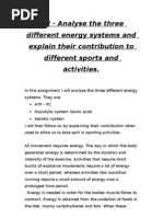 Download ENERGY SYSTEMS - Analyse the 3 Different Energy Systems - 12 by Ben Jenkins SN57277182 doc pdf