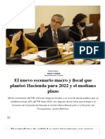 Chile El Nuevo Escenario Macro y Fiscal Que Planteó Hacienda para 2022 y El Mediano Plazo - La Tercera