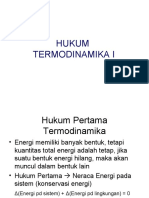 Hukum Pertama Termodinamika