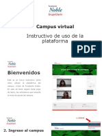 Instructivo de Uso de La Plataforma