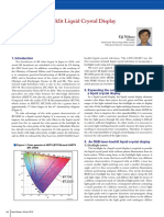 MITSUBISHI An RGB Laser-Backlit Liquid Crystal Display WhitePaper