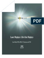 NOVALUX Laser Displays - Life-Like Displays May22 2007 IEEE Technical Presentation