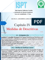 Capitulo IV Medidas Descritivas