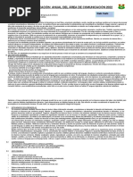 Planificacion Anual de Cuarto 2022