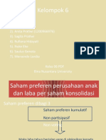 Saham Preferen An Anak Dan Laba Persaham Konsolidasi