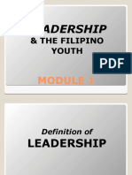 Leadership: & The Filipino Youth