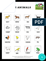 Farm Animals: Goat Horse DOG CAT