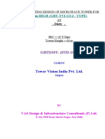 RAFT FOOTING DESIGN OF 60m MICROWAVE TOWER