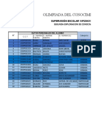 Calendario para La Segunda Exploracion