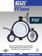 Teflon Lined Butterfly Valves (Series BFV)