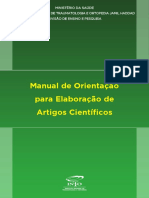 Manual - Orientacao para Elaboracao de Artigos Cientificos 2016 A