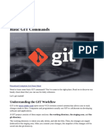 Basic GIT Commands: Understanding The GIT Workflow