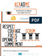 CSM Guide Scrum Roles Values