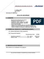 MSDS Akron Soluble Oil 16 Puntos