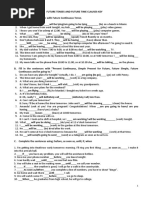 Future Tenses and Time Clauses Practice-Key