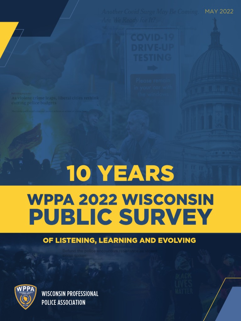 Wisconsin Police Perception Report 2022 | PDF | Police | Violence