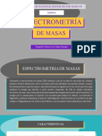 Espectrometría de Masas