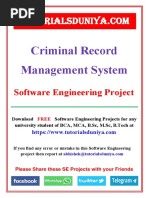 Criminal Record Management System - TutorialsDuniya