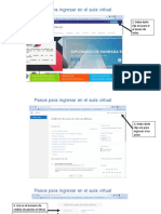 Pasos Para Ingresar en El Aula Virtual
