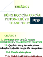 CHUONG 2 Động học của cơ cấu piston-trục khuỷu-thanh truyền