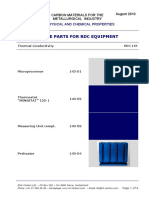 RDC 143 Spare Parts List