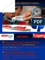 COLGATE HISTORY AND PRODUCTS