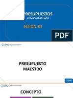 Semana 03 - P. Maestro, Operativo y Financiero