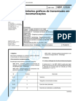 NBR 12528 SB 116 - Simbolos Graficos de Transmissao em Telecomunicacoes