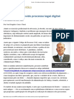 ConJur - em Defesa Do Devido Processo Legal Digital