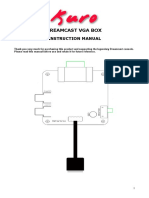 Dreamcast Vga Box: Instruction Manual