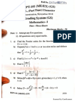 1 Sem Questions Paper 2018