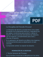 Derecho Procesal, Disciplina, Concepto Caracteristicas-2021