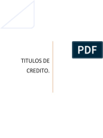 Titulos de Credito