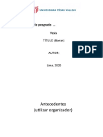 Modelo de Sustentación - Cuantitativa