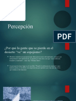 Percepción