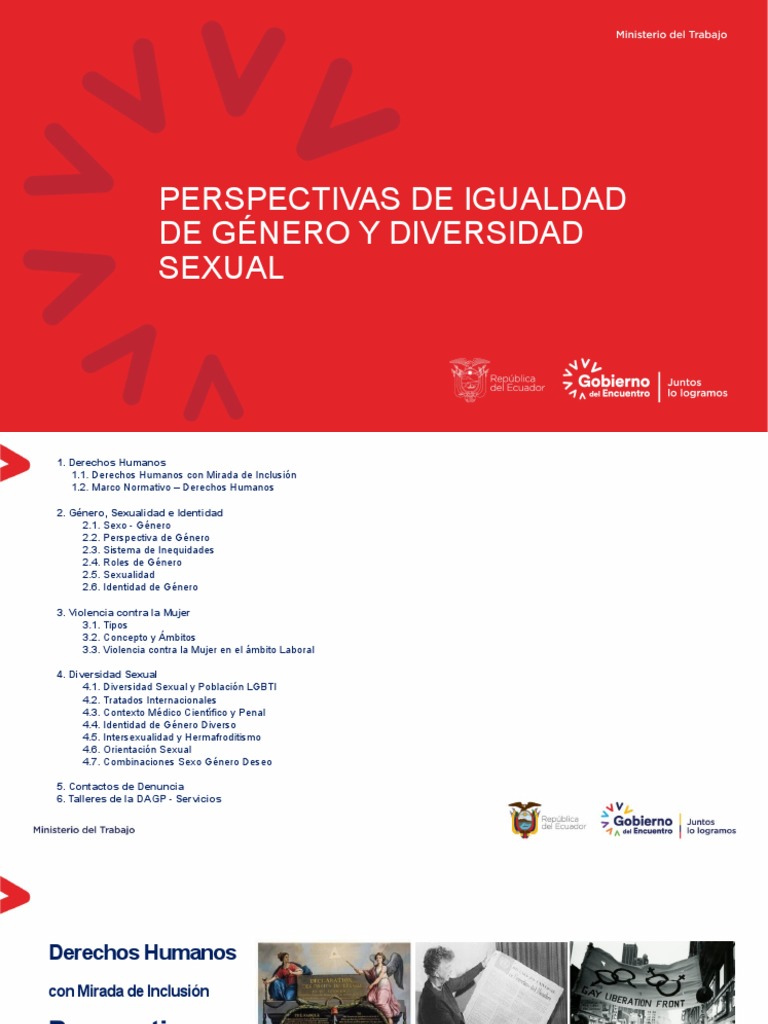 Taller de Perspectiva de Igualdad de Genero y Diversidad Sexual ...