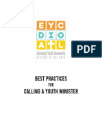 Youth Minister Seach Best Practices