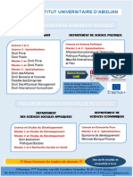Institut Universitaire D'Abidjan: Faculte Des Sciences Juridique Et Politique