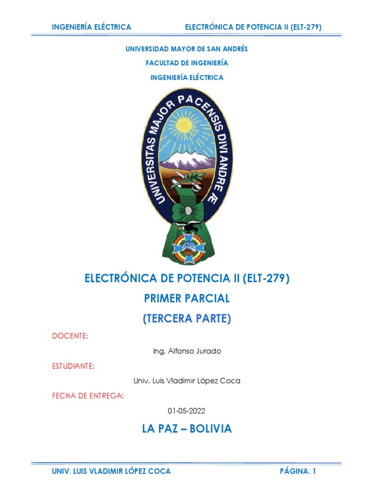 Elt-279 1er Parcial (Tercera Parte) | PDF | Microcontrolador | Electrónica