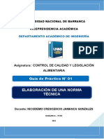 Guia de Practica Nro 01 - Control de Calidad y Legislación Alimentaria