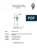 PDF Distribucion de Un Soluto Entre Dos Disolventes Inmiscibles Compress