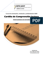 Cartilla Comprensión Lectora Historia