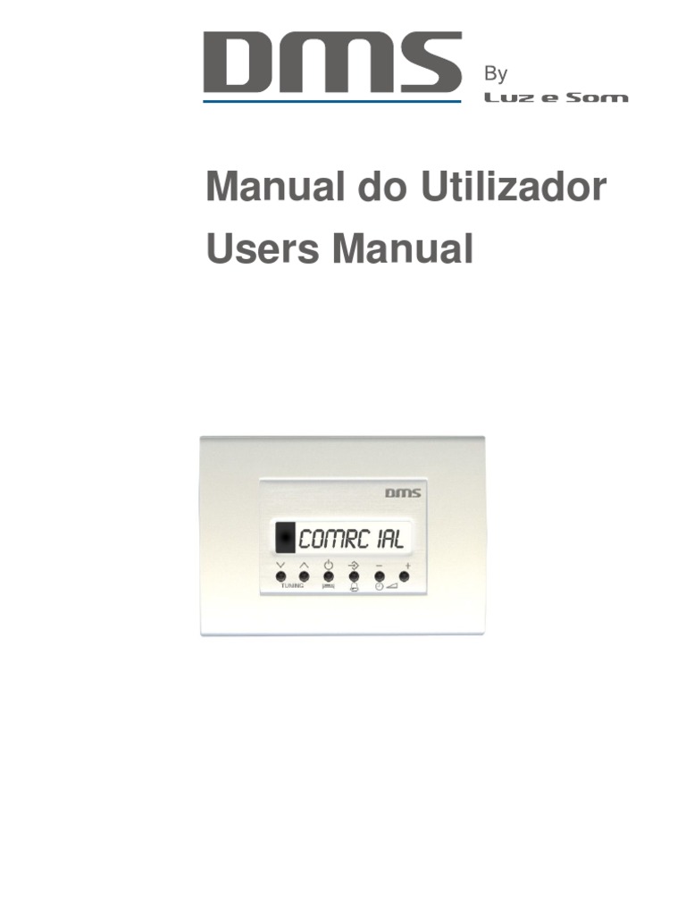 Manual do DMS: Operação e Conexões | PDF | Engenharia de Transmissão | Som