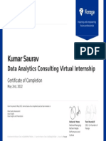 KPMG Australia Data Analytics Certificate