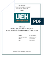 Môn học: Định giá và phân tích chứng khoán Đề Tài: Phân Tích Ngành Dầu Khí Và Công Ty Pvd