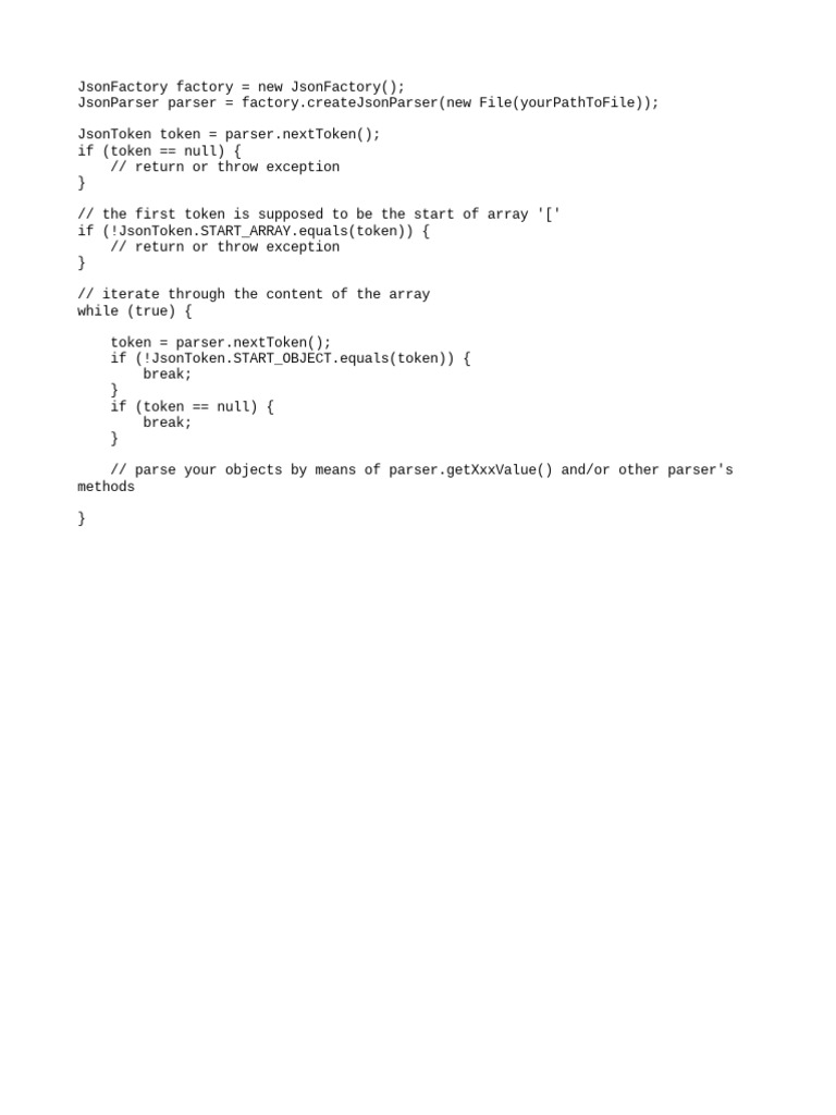 Json Factory | PDF | Teaching Methods & Materials | Computers